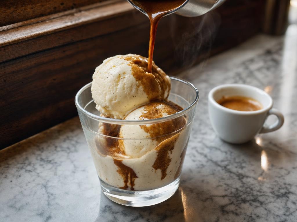 Affogato al caffè